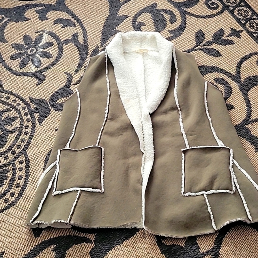 Sherpa vest from Cracker barrel